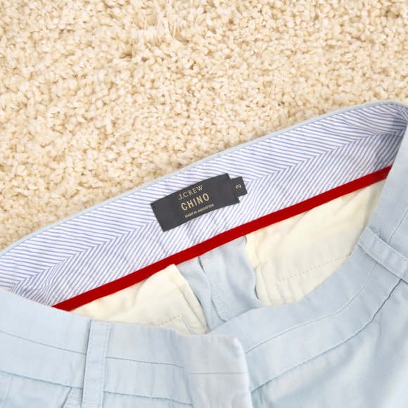 J Crew Light Blue Chino Shorts Size 2 - Picture 3 of 3